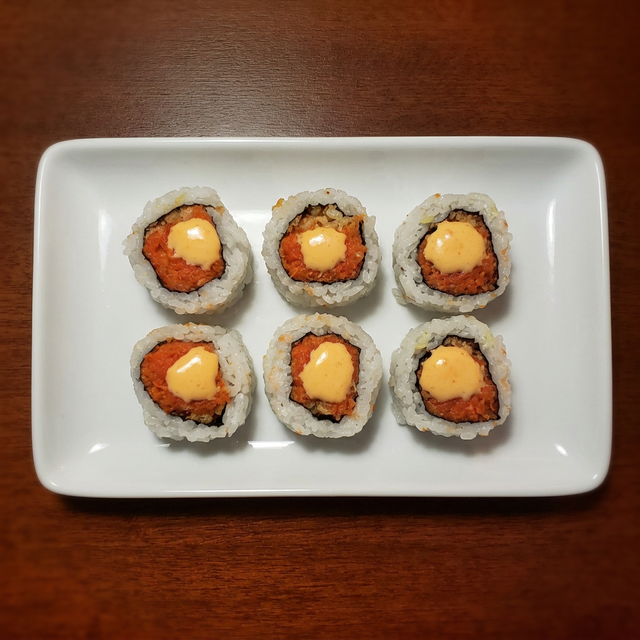 Spicy Tuna & Crunch Roll.